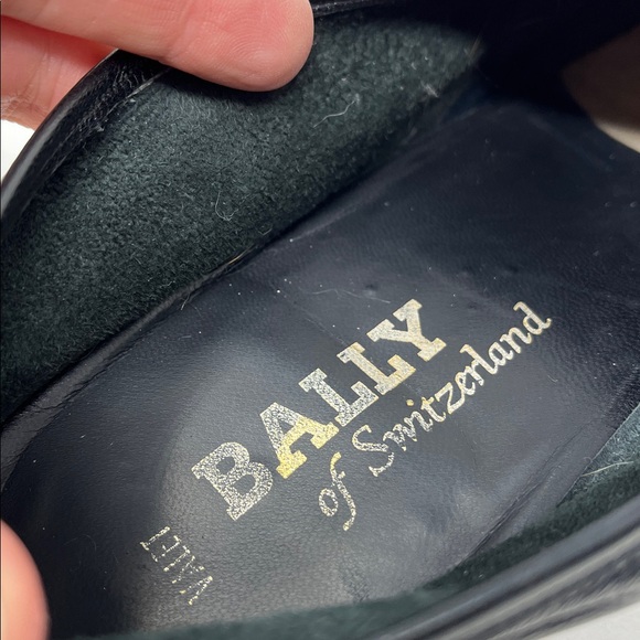 BALLY OF SWITZERLAND HORSE BIT VALET BLACK SOFT LEATHER LOAFER MENS SIZE 8.5 main image 9